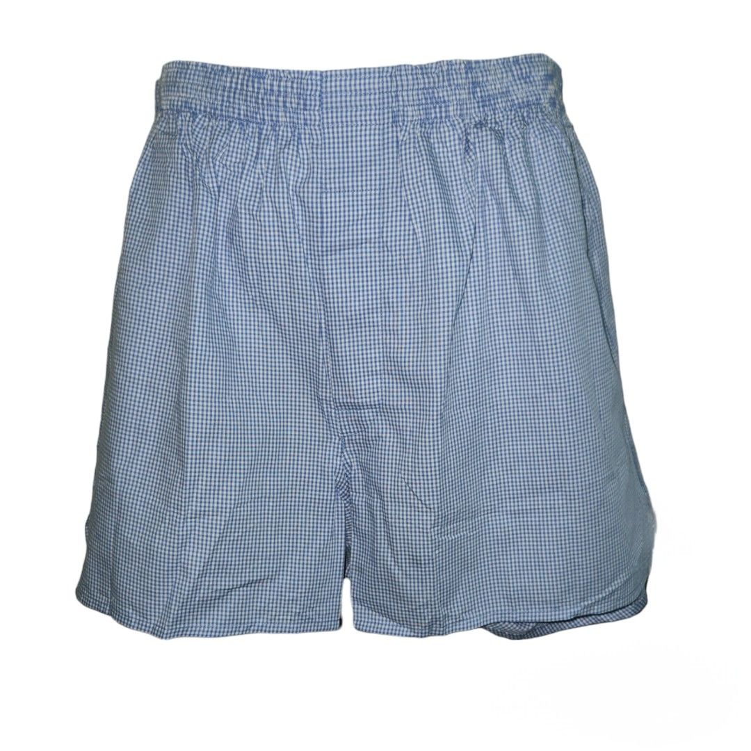 Uniqlo Men Woven Boxer Shorts (Blue) 