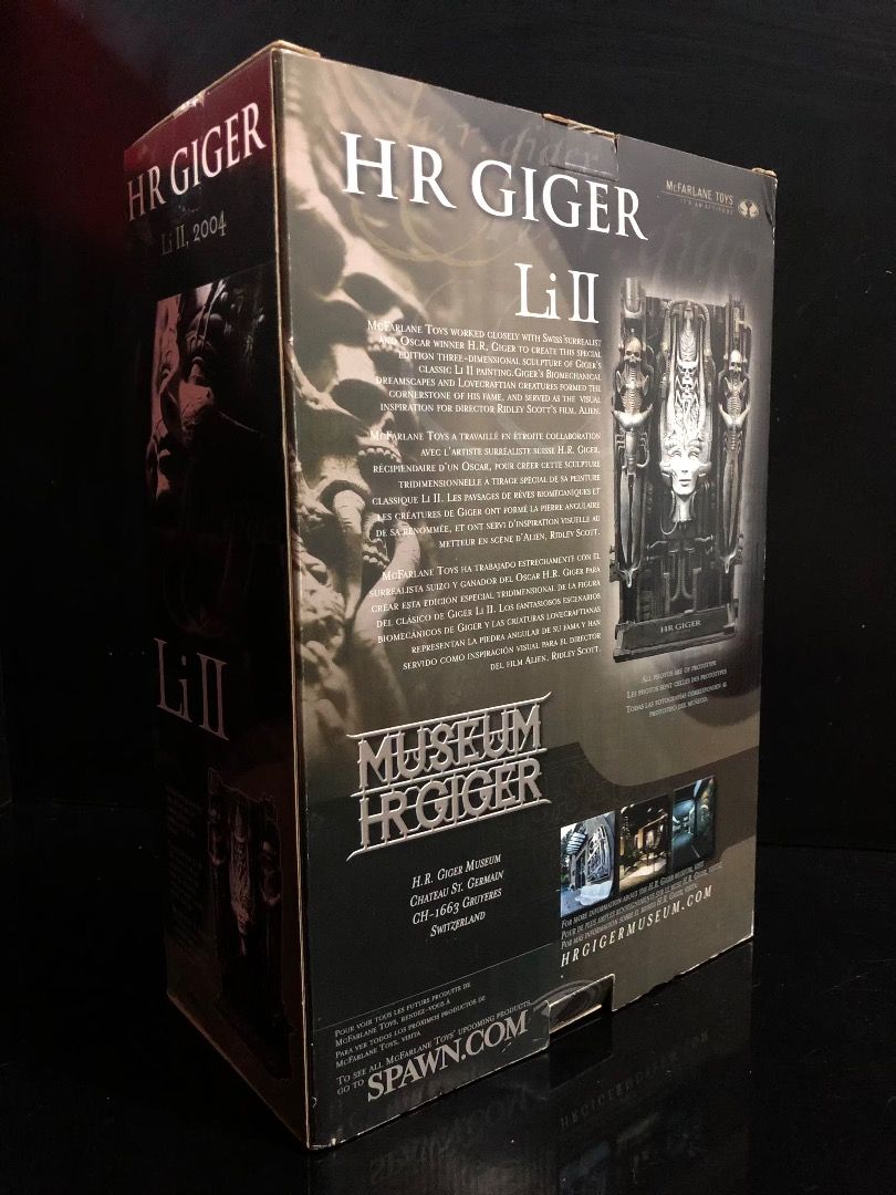 Mcfarlane toys Li II HR GIGER 3D sculpture 2004 (BIB), Hobbies & Toys ...