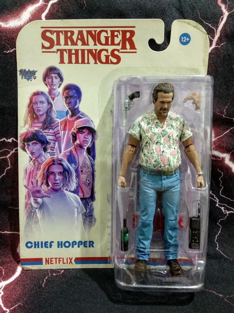 McFarlane Toys Stranger Things Chief Hopper, Hobbies & Toys, Toys