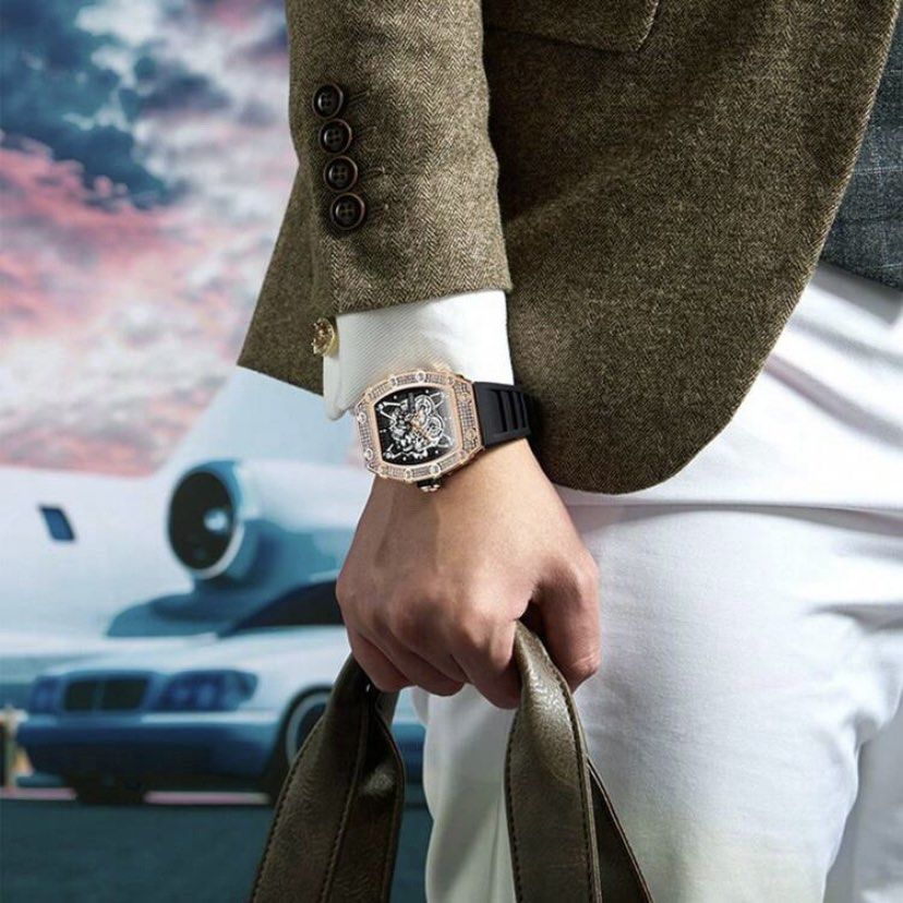 Mechanical top dial watches
