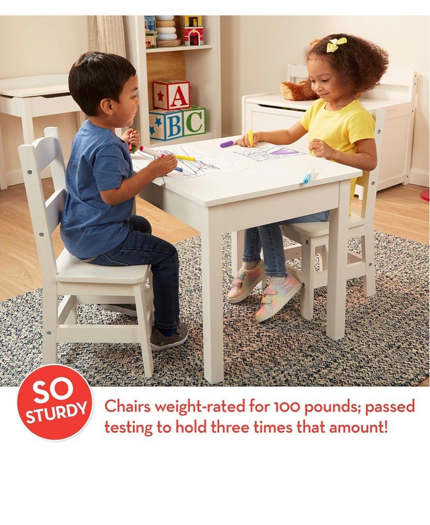 Melissa and Doug wooden table and chairs set Babies Kids Baby