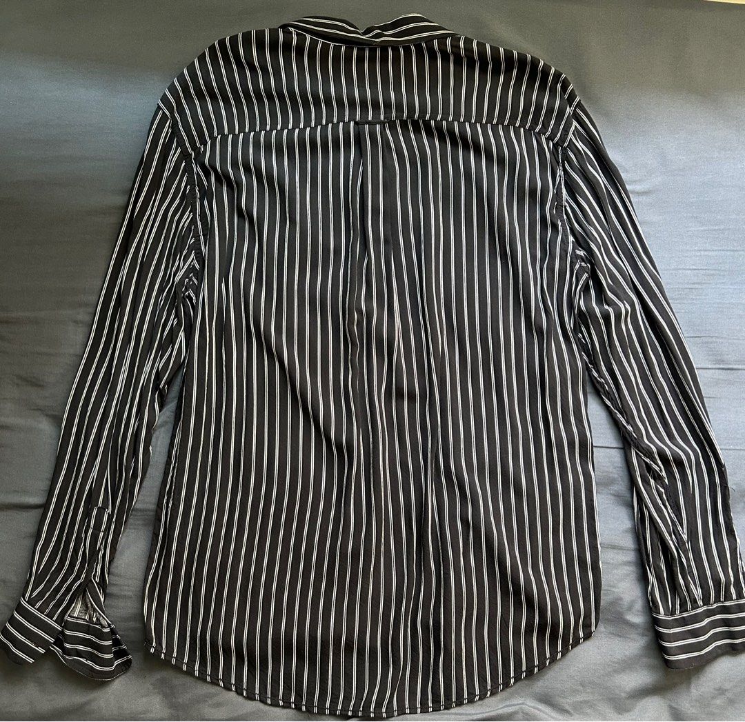 Casual striped button down hotsell shirt