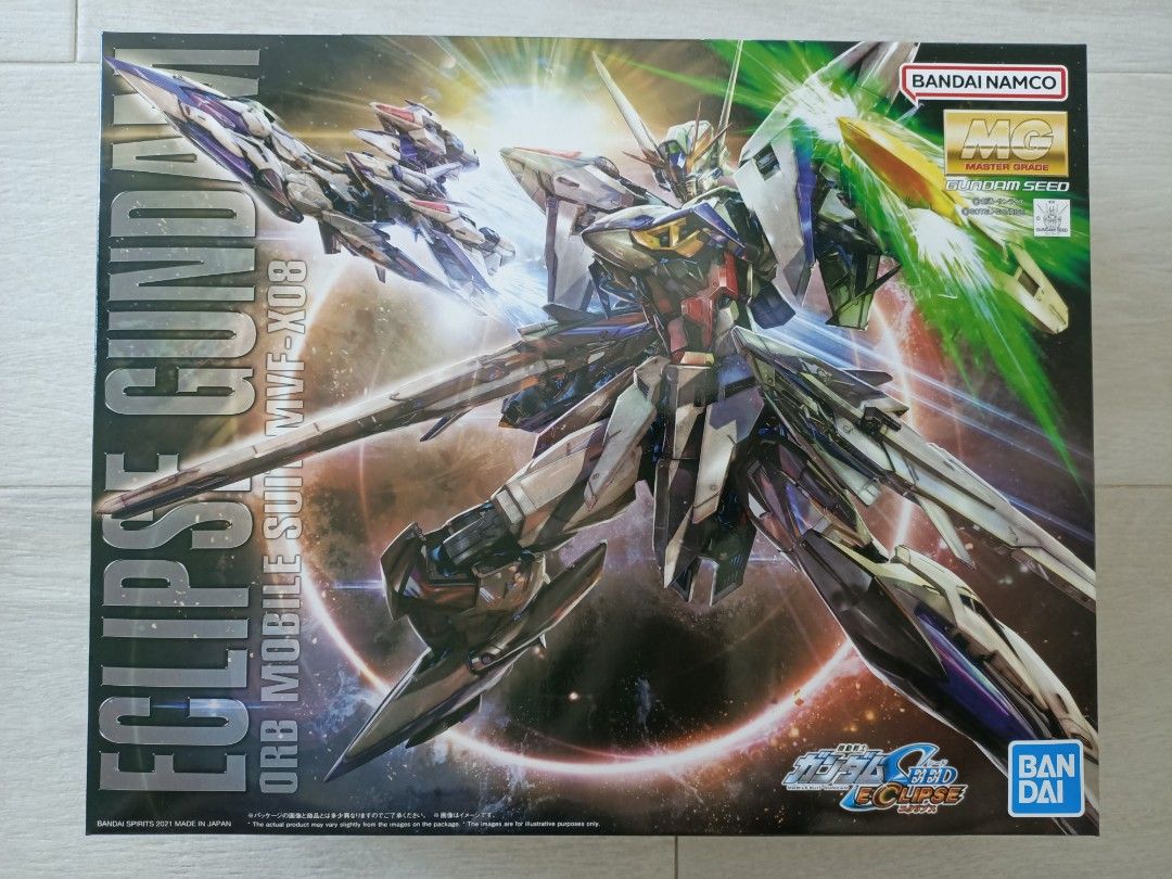 MG Eclipse Gundam 1/100 Bandai (Category: Gundam Model Kits) located in Singapore. Submitted by axarion (Listing ID 1281243826, Image 1). Description: brand new in box pickup at lakeside mrt or boon lay drive OR qexpress tracked door to door delivery +$5.
