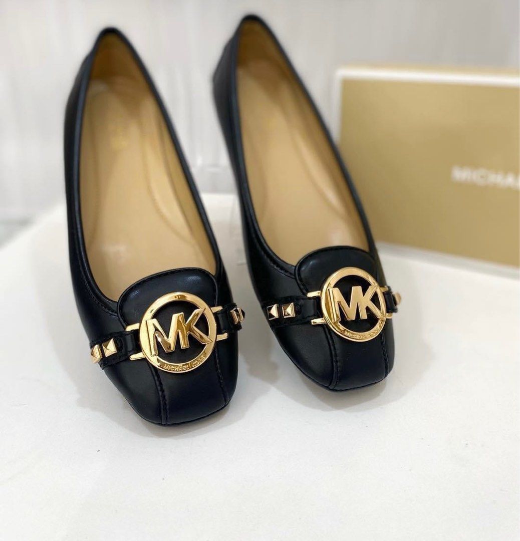 Michael kors fulton flats black hotsell