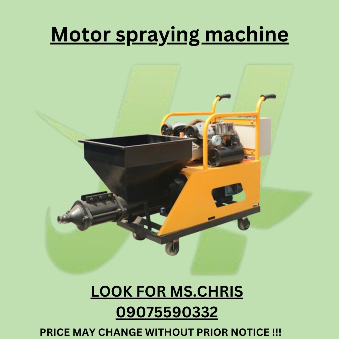 mortar spraying machine, Commercial & Industrial, Industrial Equipment ...