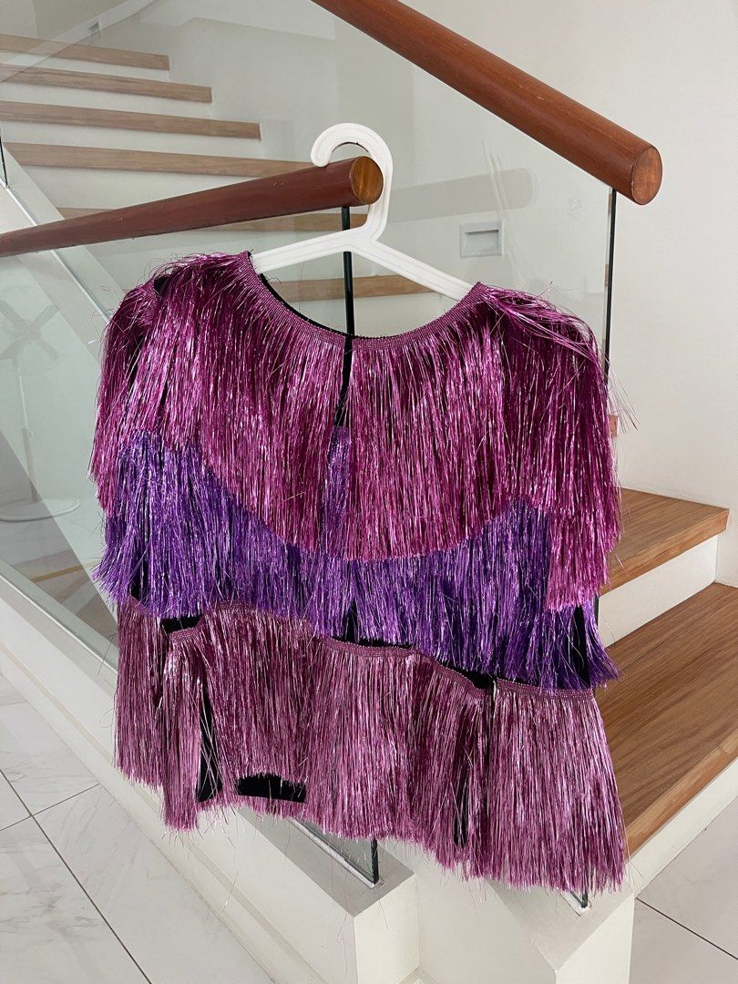 MULTICOLOR TINSEL JACKET ERAS TOUR INSPIRED KARMA JACKET, Women's