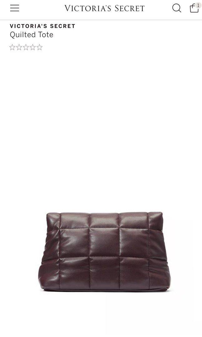 Victoria secret quilted tote bag deals