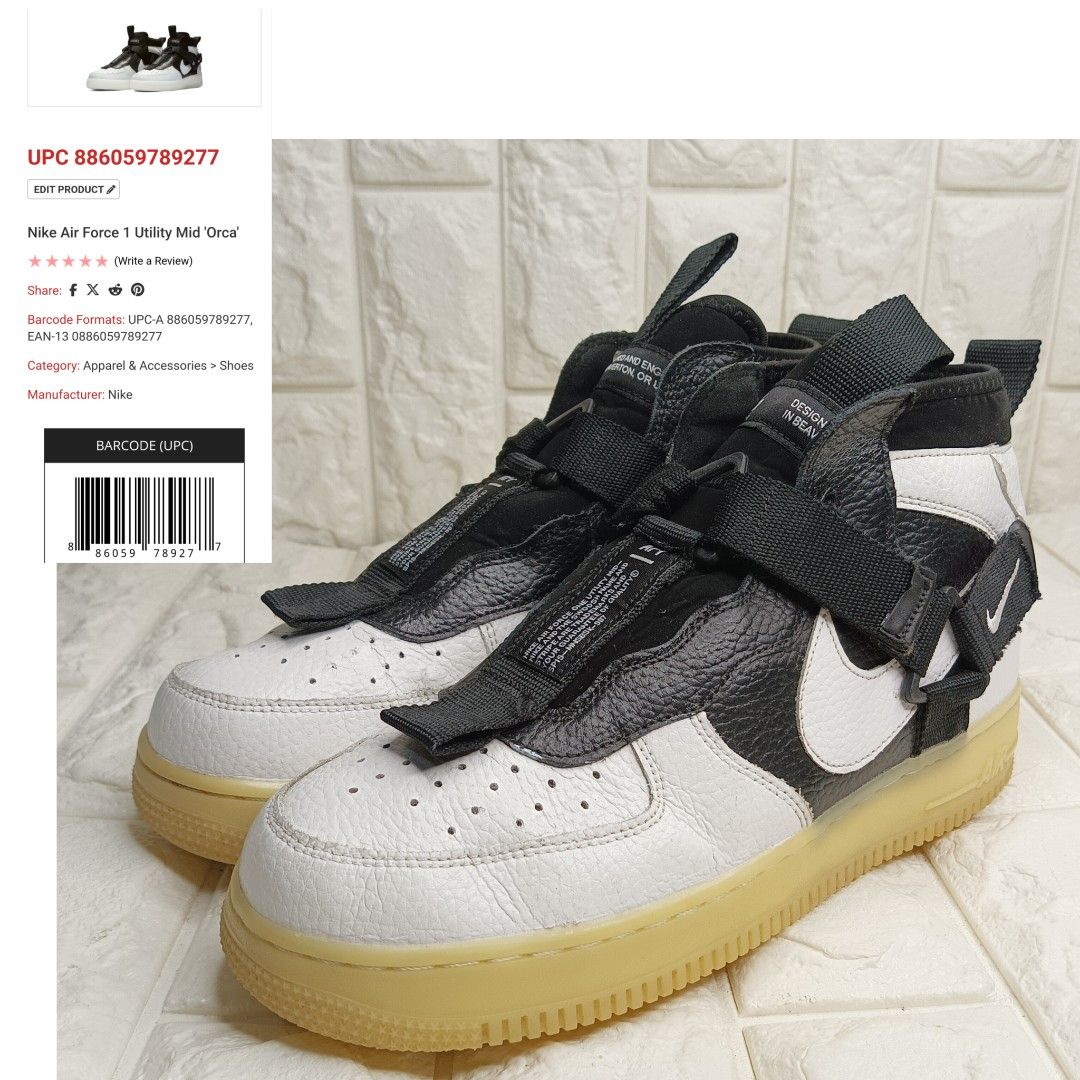 Air force 1 sales utility mid orca