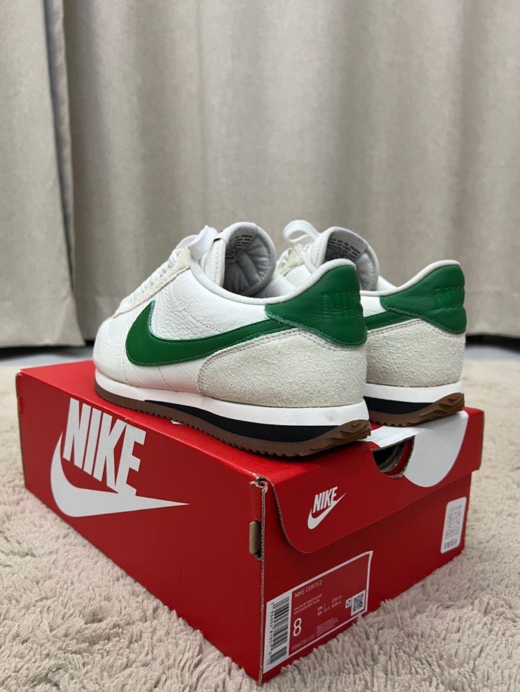 Nike cortez outlet leather verde