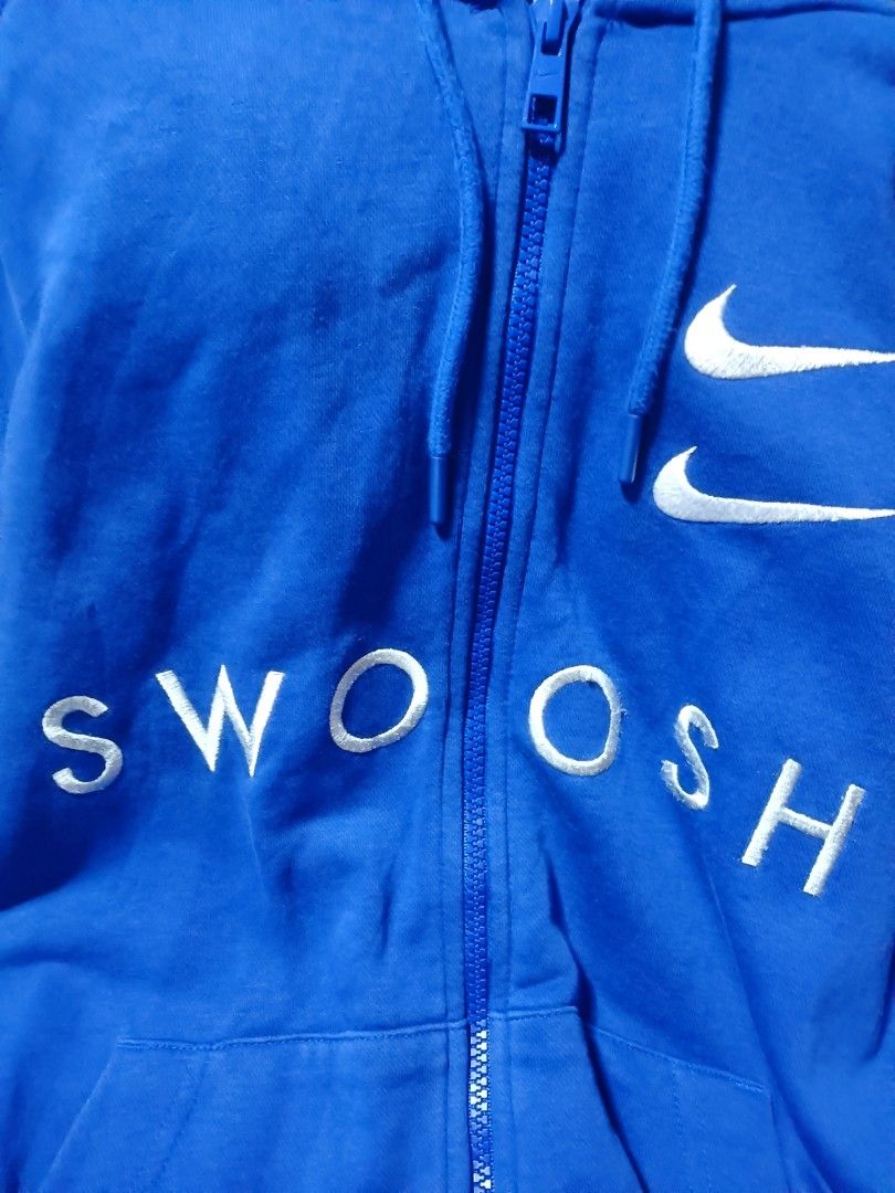 double swoosh nike hoodie