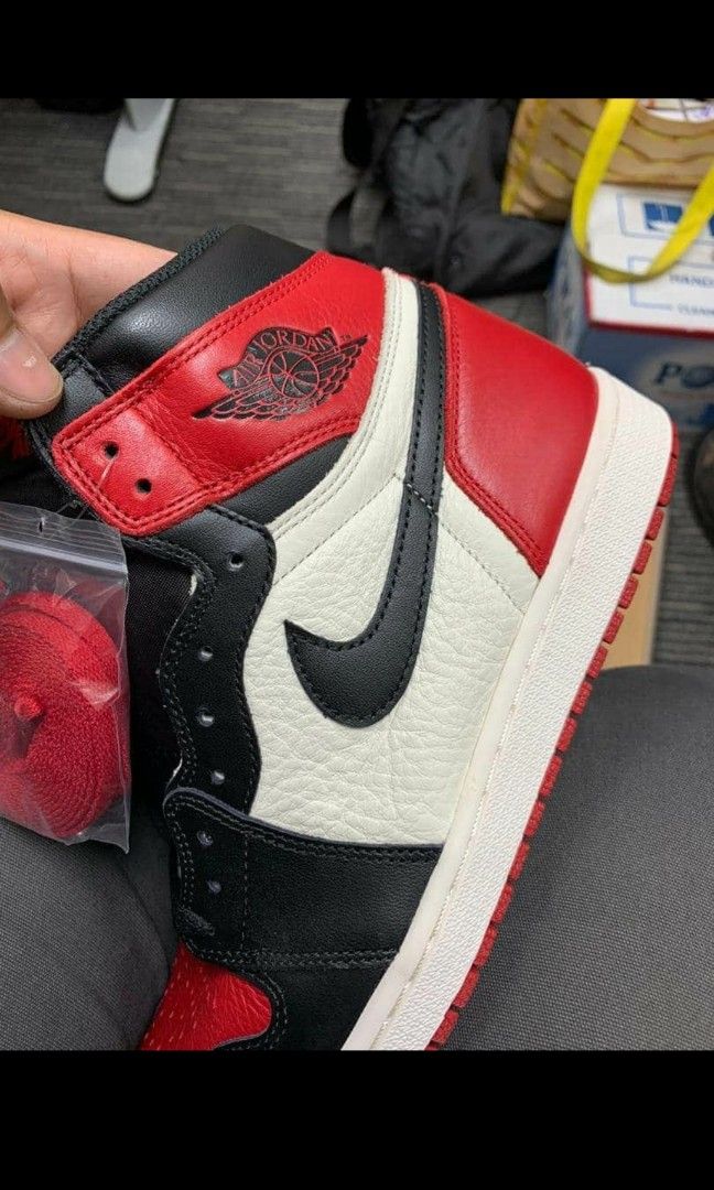 Jordan 1 bred toe replica hotsell