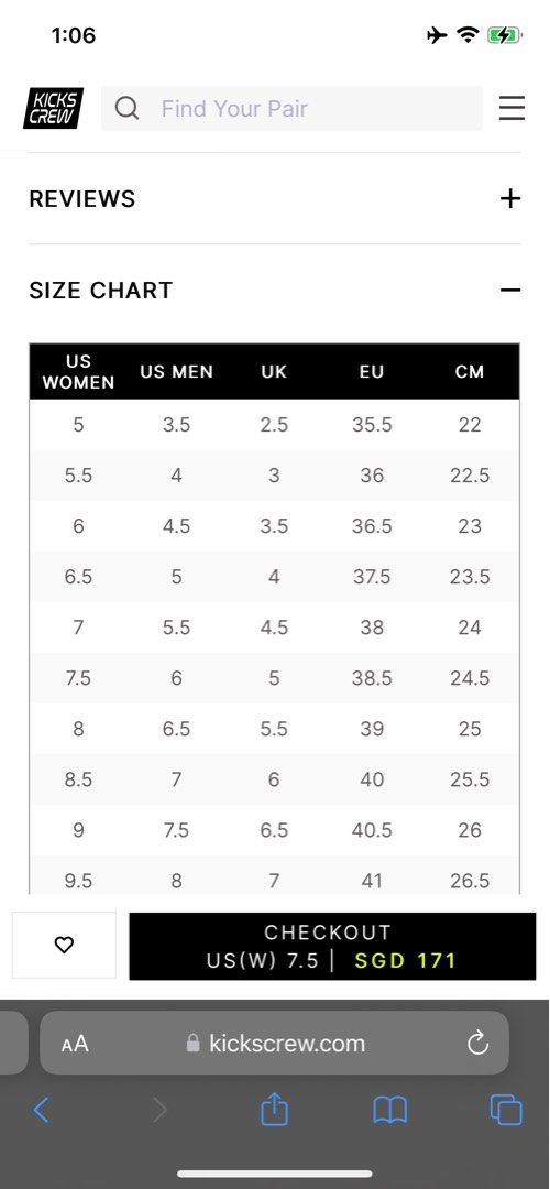 Nike zoom fly deals size chart
