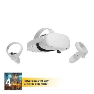 OCULUS / META QUEST 2 128GB ALL IN ONE VR GAMING HEADSET (RESIDENT EVIL 4 DOWNLOAD CODE INSIDE)