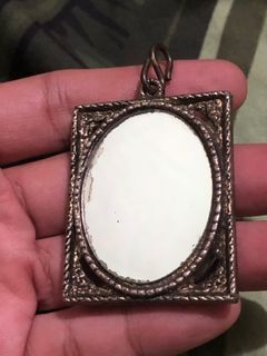 Old vintage mirror pendant