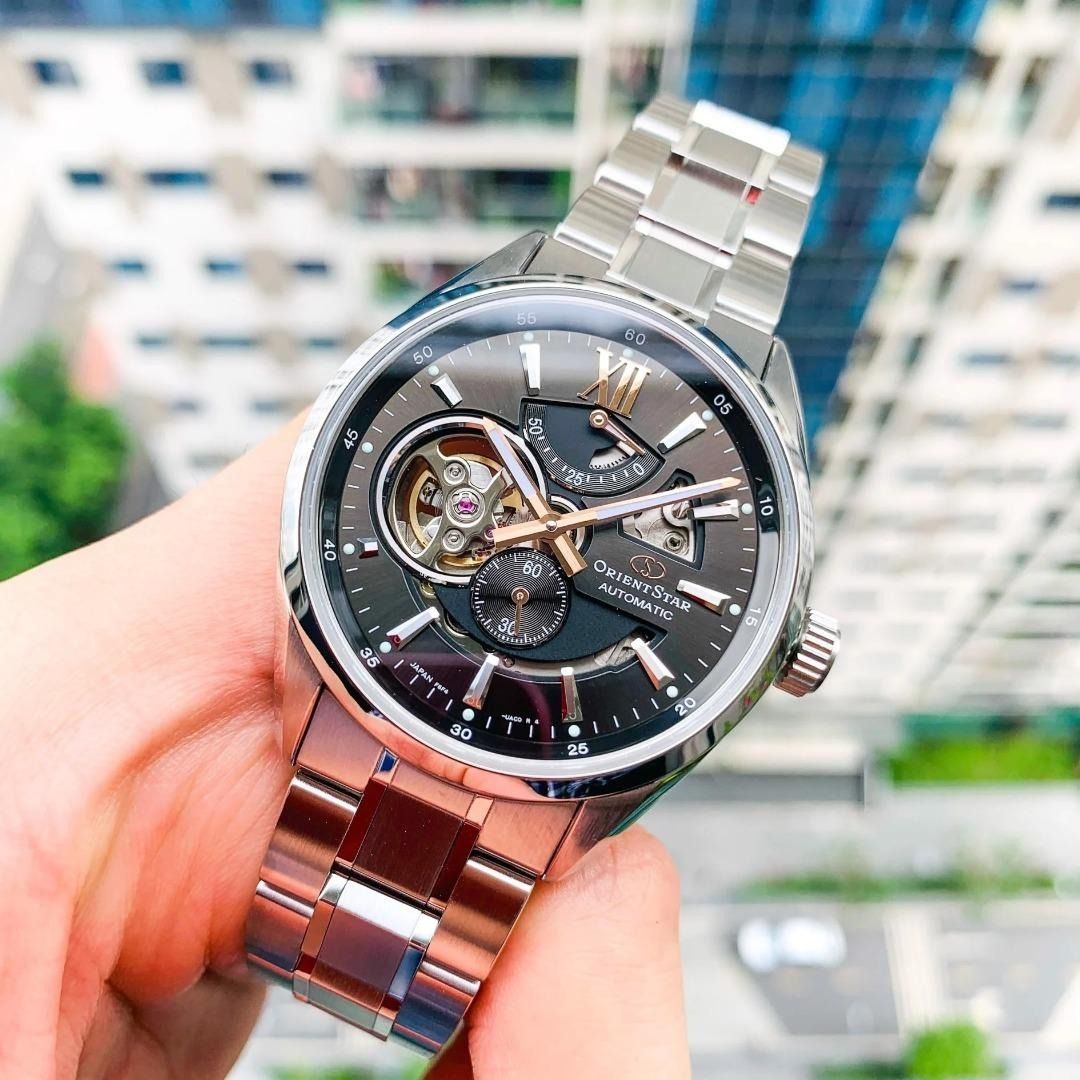 Đồng Hồ Nam Orient Star Contemporary Modern Skeleton RE-AV0126B00B Limited Edition Màu Đen | Vua