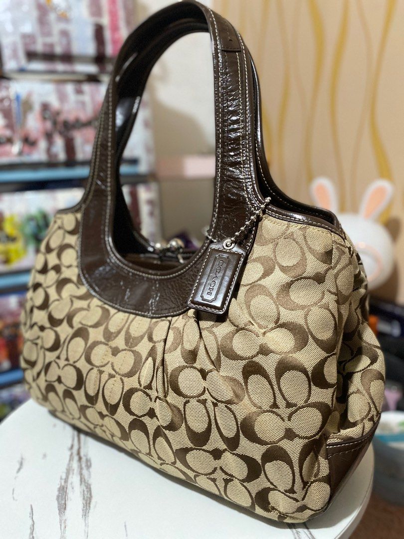 Original Coach Tote Bag Canvas Women s Fashion Bags Wallets Tote Bags on Carousell