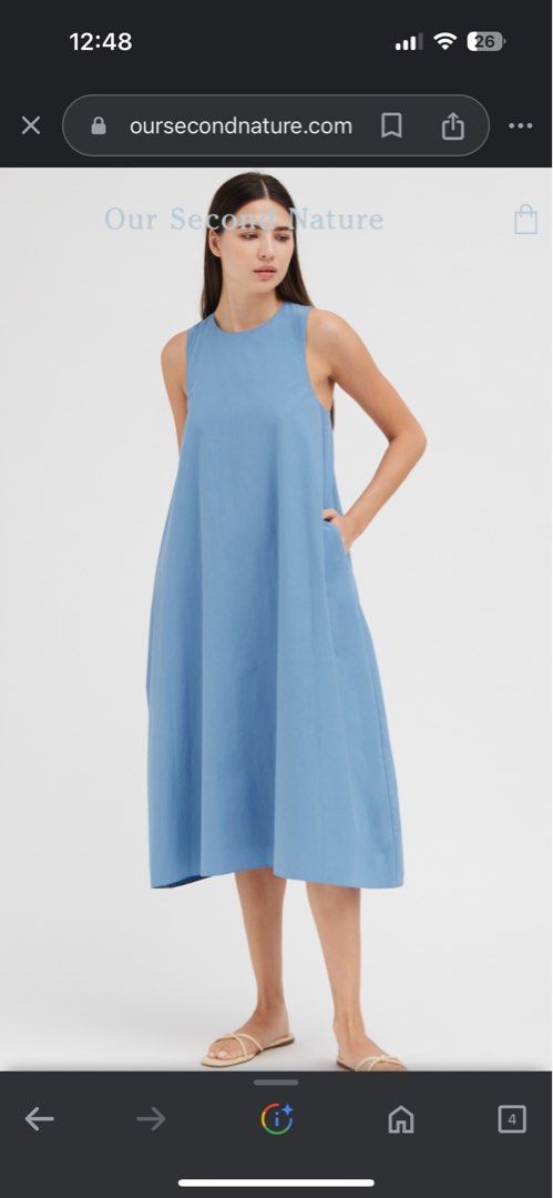 Cocoon midi dress hot sale