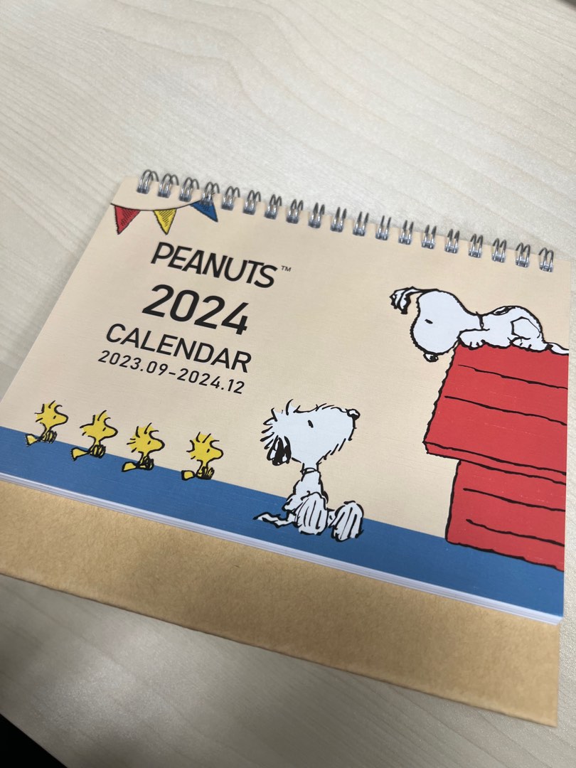 Peanuts Calendar 2024, Hobbies & Toys, Stationery & Craft, Other