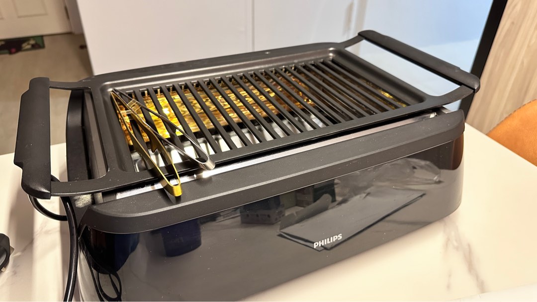 Philips Smokeless Electric Indoor Grill TV Home Appliances