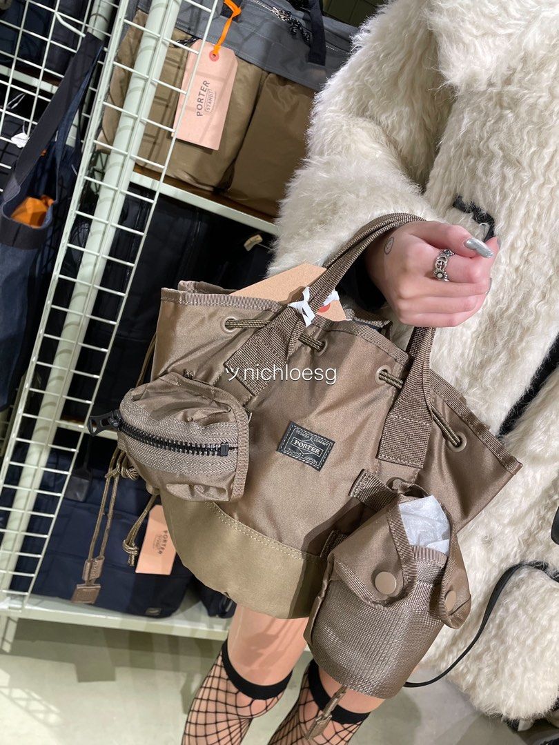 PORTER SCARF TOTE WITH POUCHES, Men's Fashion, Bags, Sling Bags on