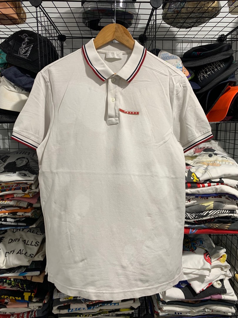 White prada polo on sale
