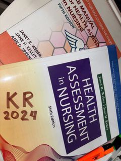 (Preloved) Health Assessment in Nursing 5th Edition 