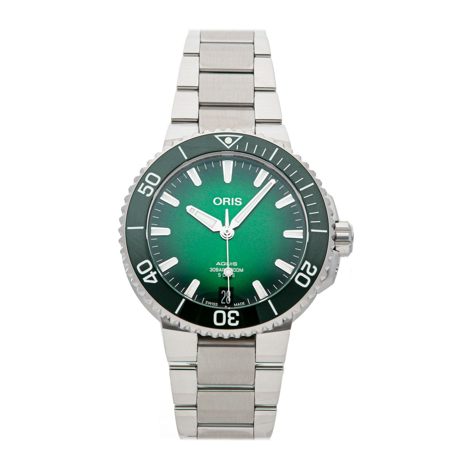 Pre Owned Oris Aquis Date Calibre 400 01 400 7769 4157 07 8