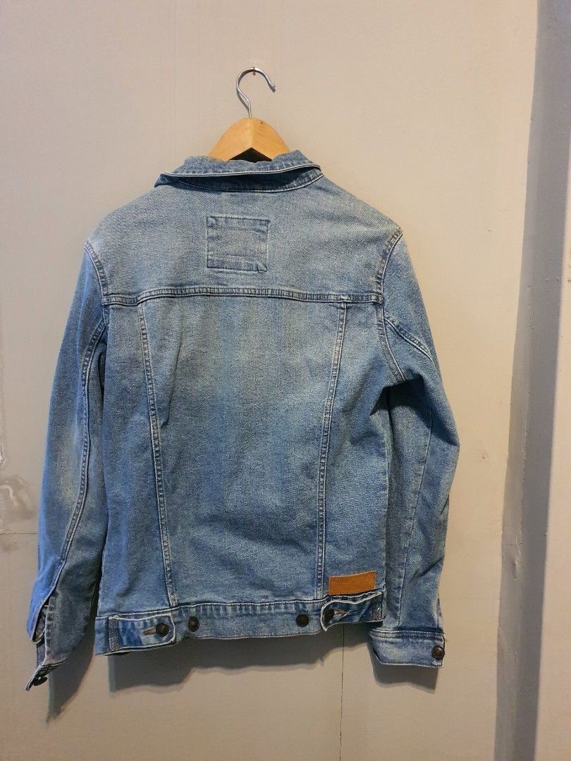 Jaket denim pull and bear hotsell