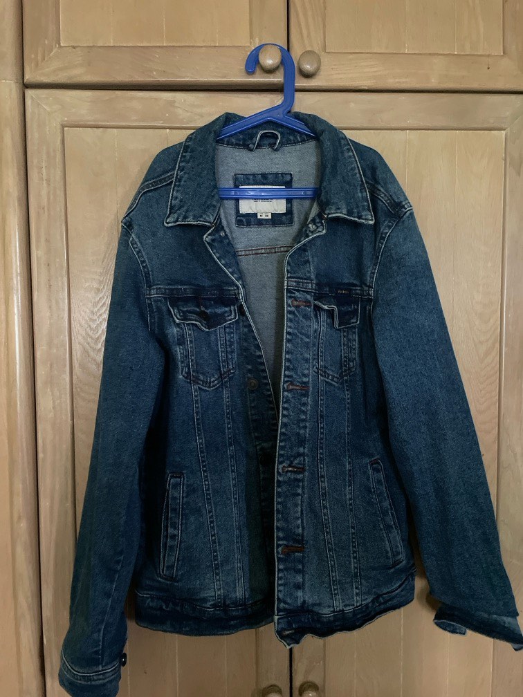 Pull and best sale bear jeans jacket