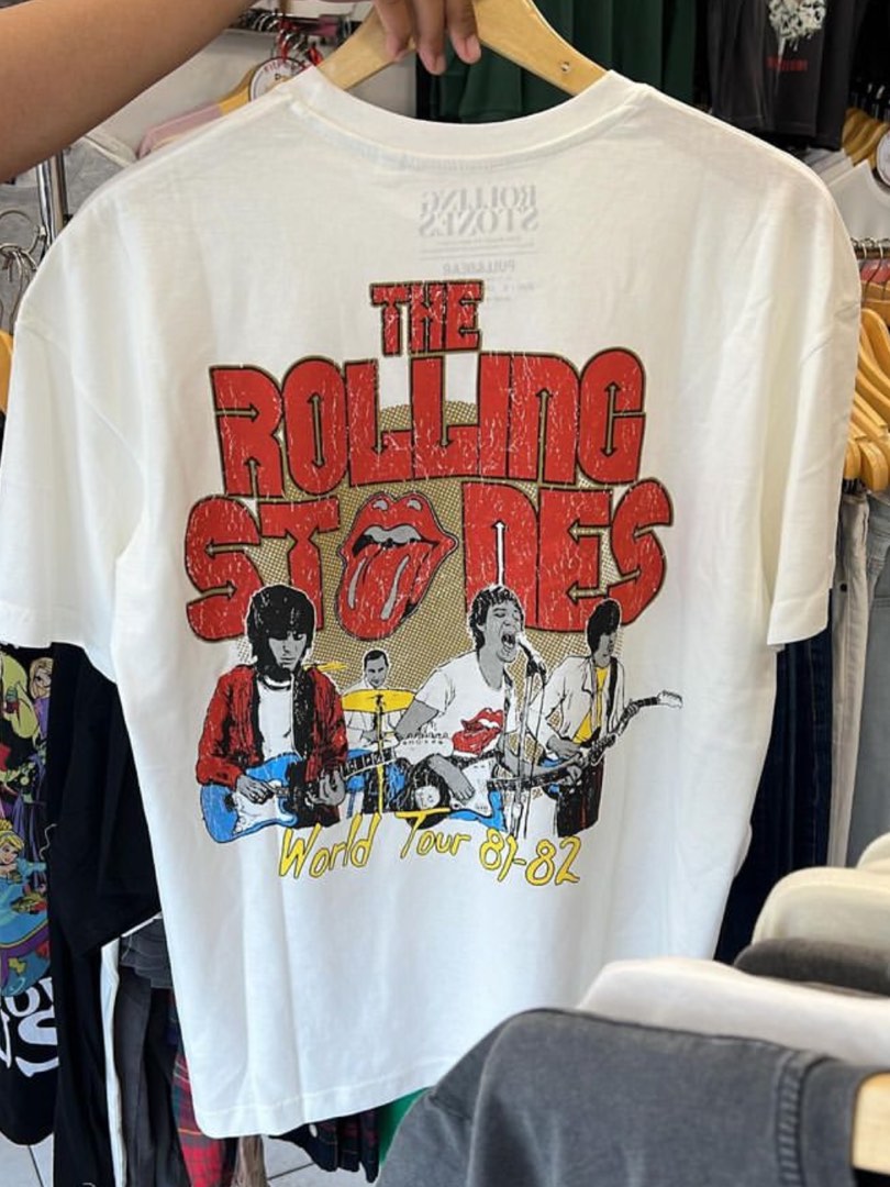Rolling stones t shirt pull and bear outlet