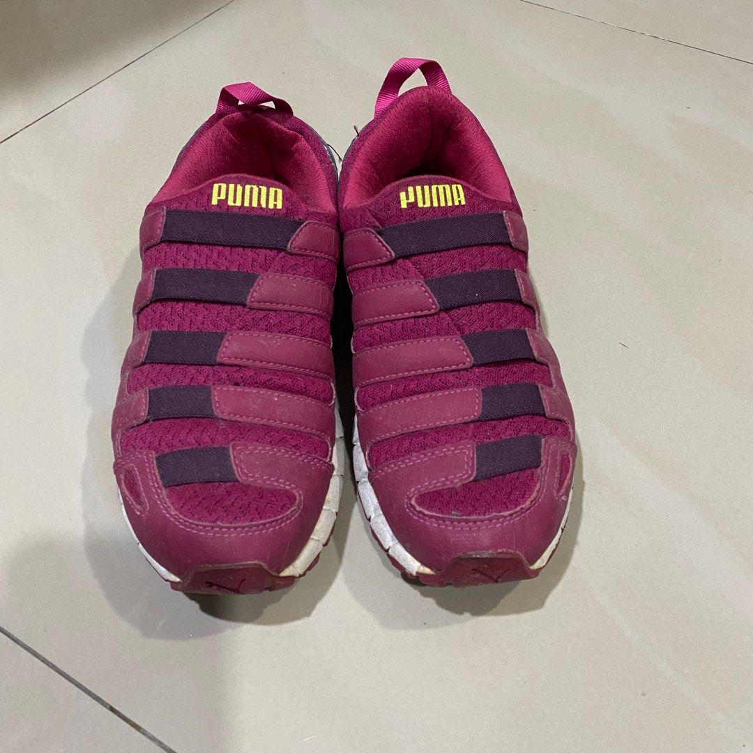 Dark pink outlet trainers