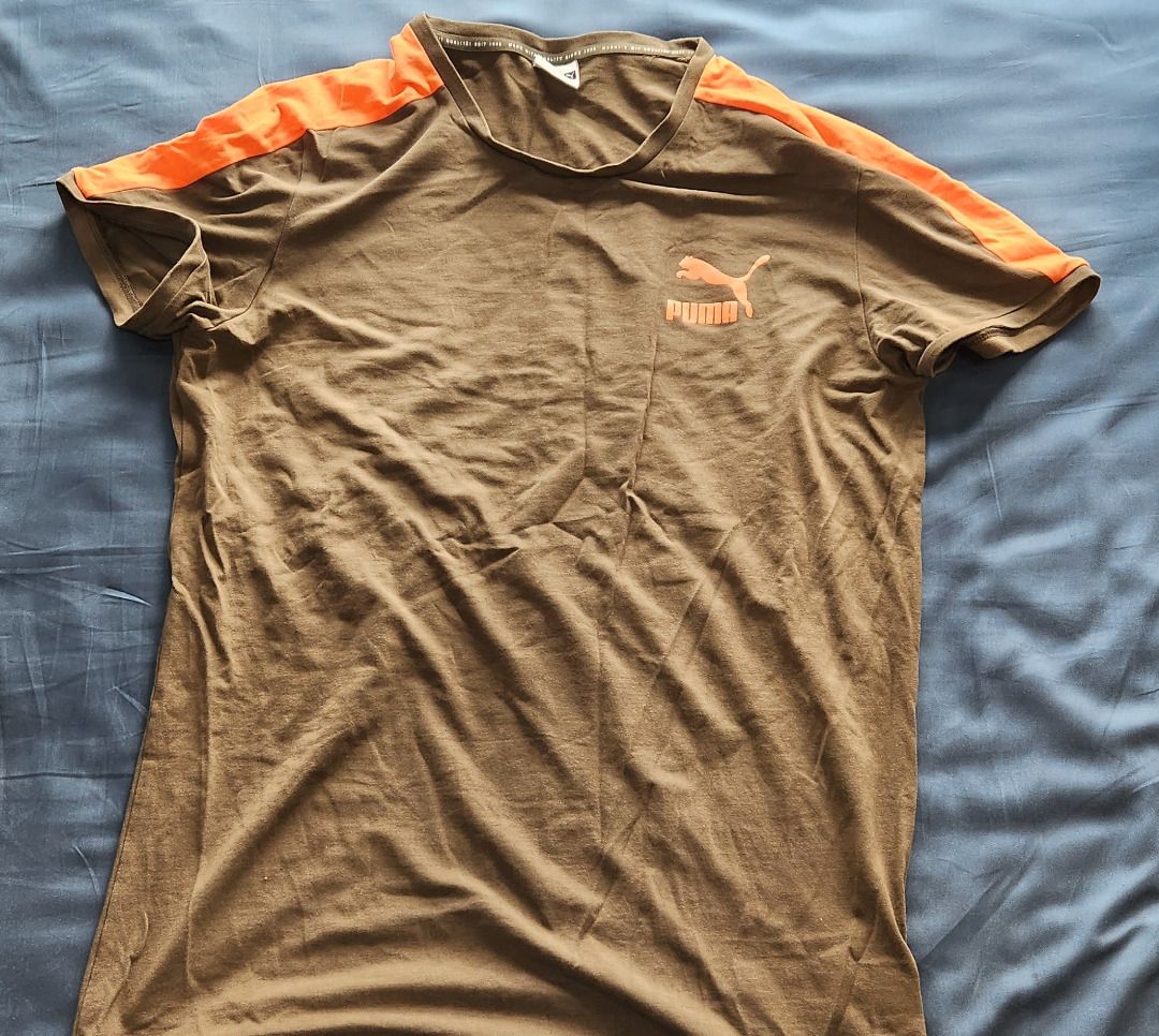 Puma green polo shirt on sale