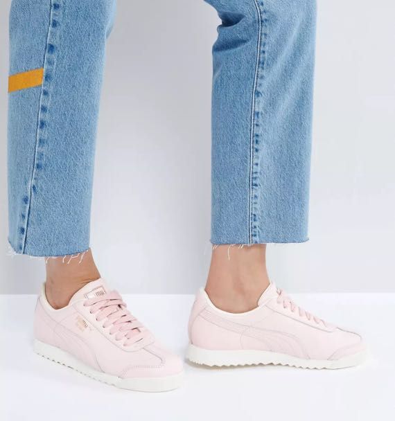 Puma roma trainers womens sales