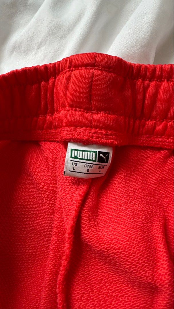 Puma red clearance sweatpants