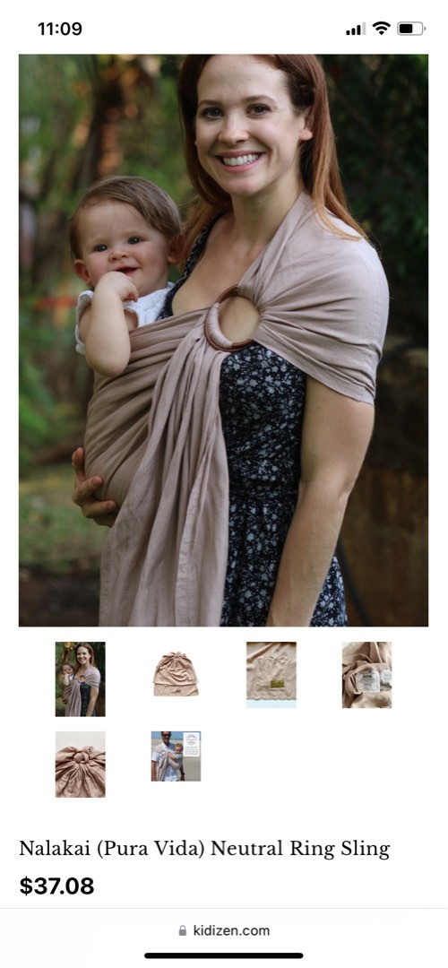 Pura Vida Nalakai Ring Sling Babies Kids Going Out Carriers