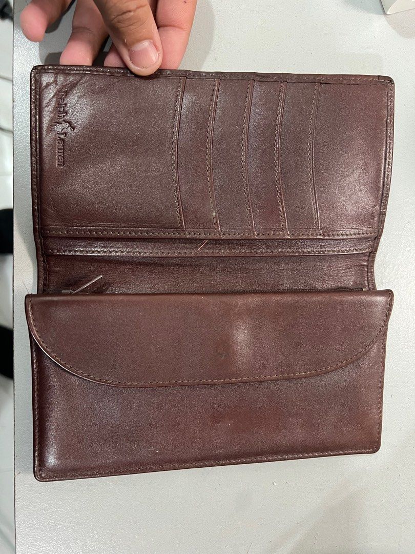 Ralph lauren checkbook wallet store
