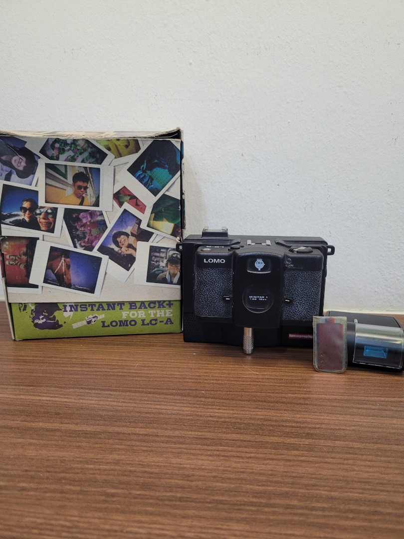 RARE Lomo LC-A Instax Instant Back, Photography, Cameras on Carousell