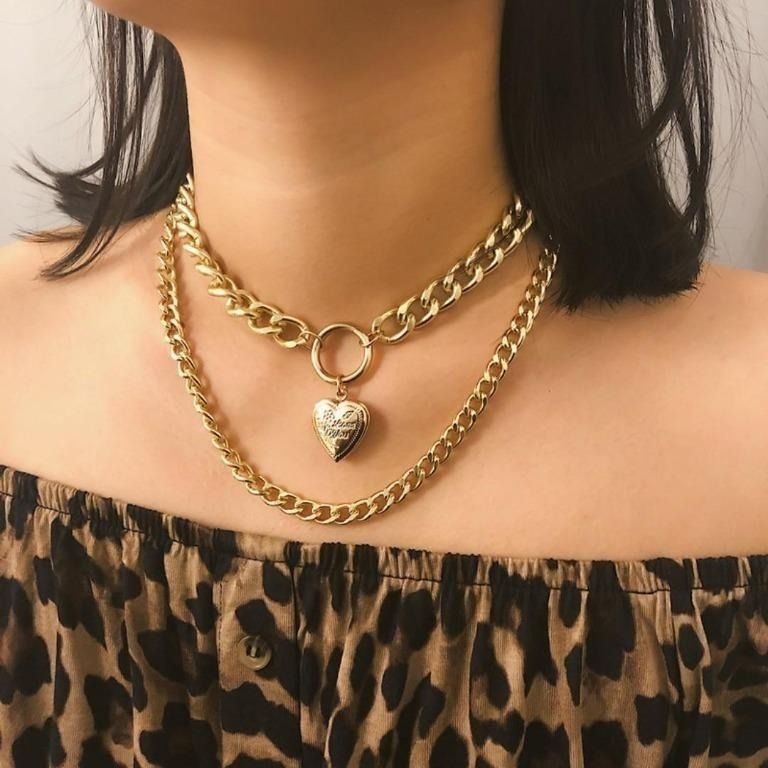 Chain hot sale and locket
