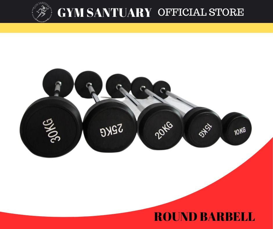 Round hot sale barbell weights