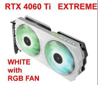 RTX 4060 ti OC overclock black also 4060ti white RGB 4070ti super 4080 super