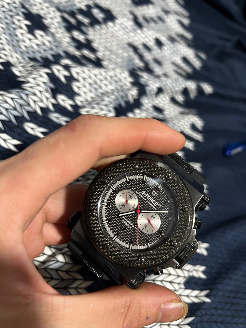 S force carbon hotsell watch