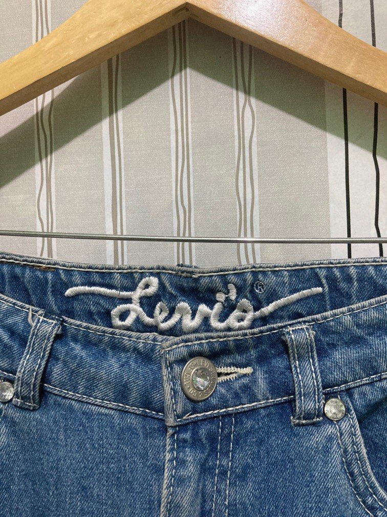 Sale Levis denim mini skirt vintage denim skirt rok jeans levis