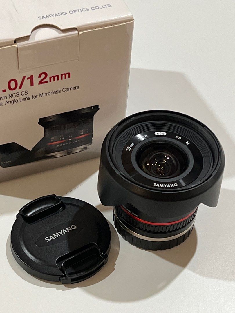 SAMYANG 12mm f2.0 Manual Ultrawide lens for Canon, Photography, Lens ...