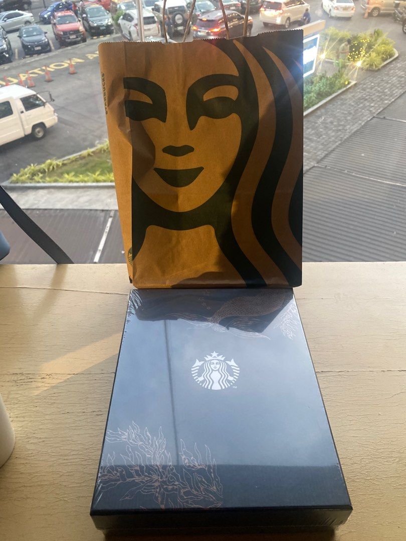 SEALED rose gold starbucks planner 2025 starbucks rose gold planner
