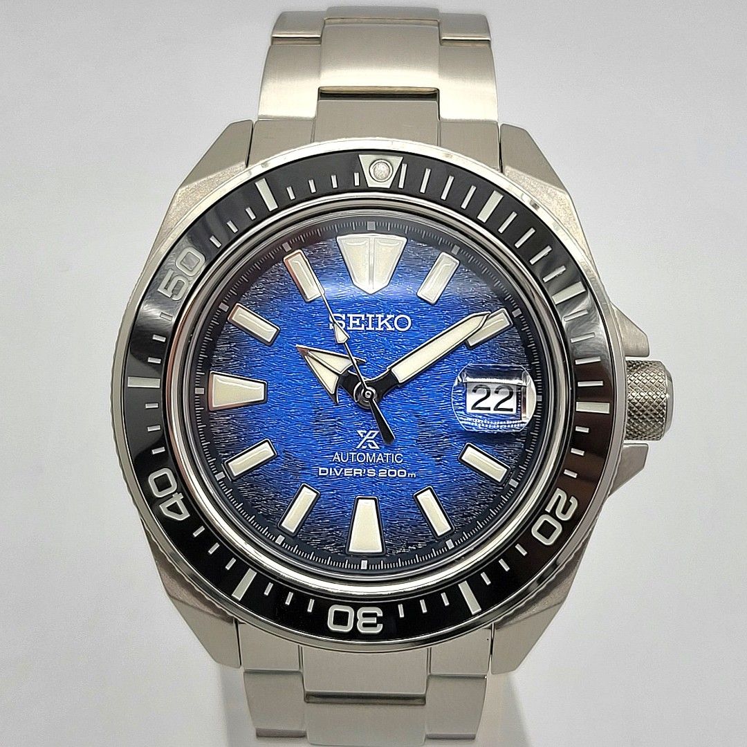 SEIKO SRPE33K1 Prospex Samurai Save The Ocean Automatic Watch 43.8