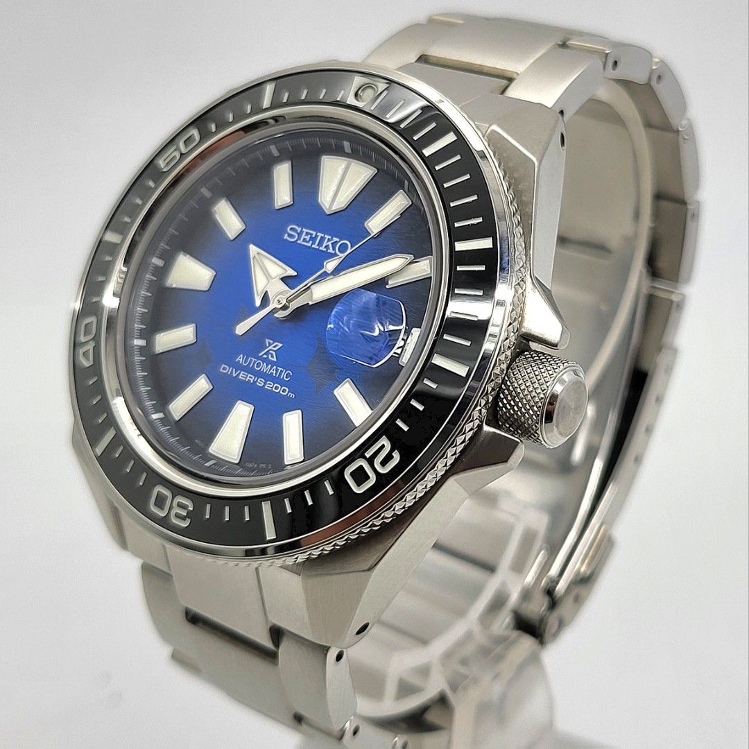 SEIKO SRPE33K1 Prospex Samurai Save The Ocean Automatic Watch 43.8mm