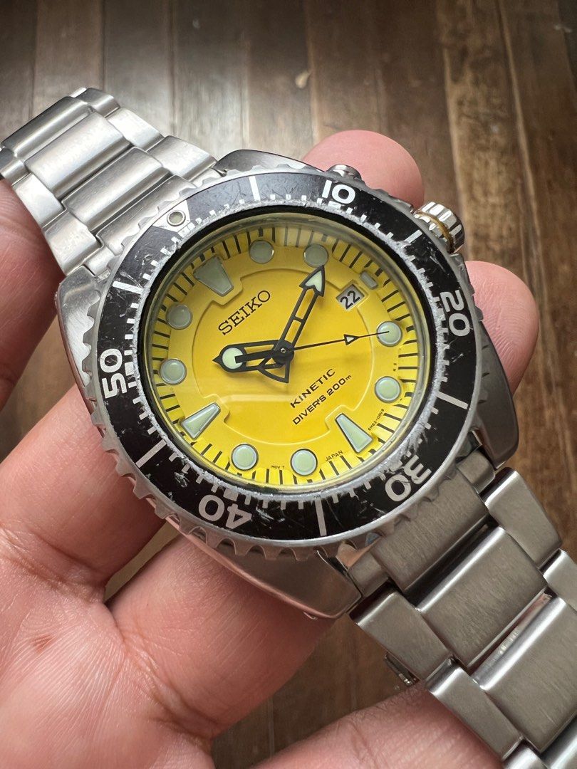 Seiko yellow BFK Men s Fashion Watches Accessories Watches on
