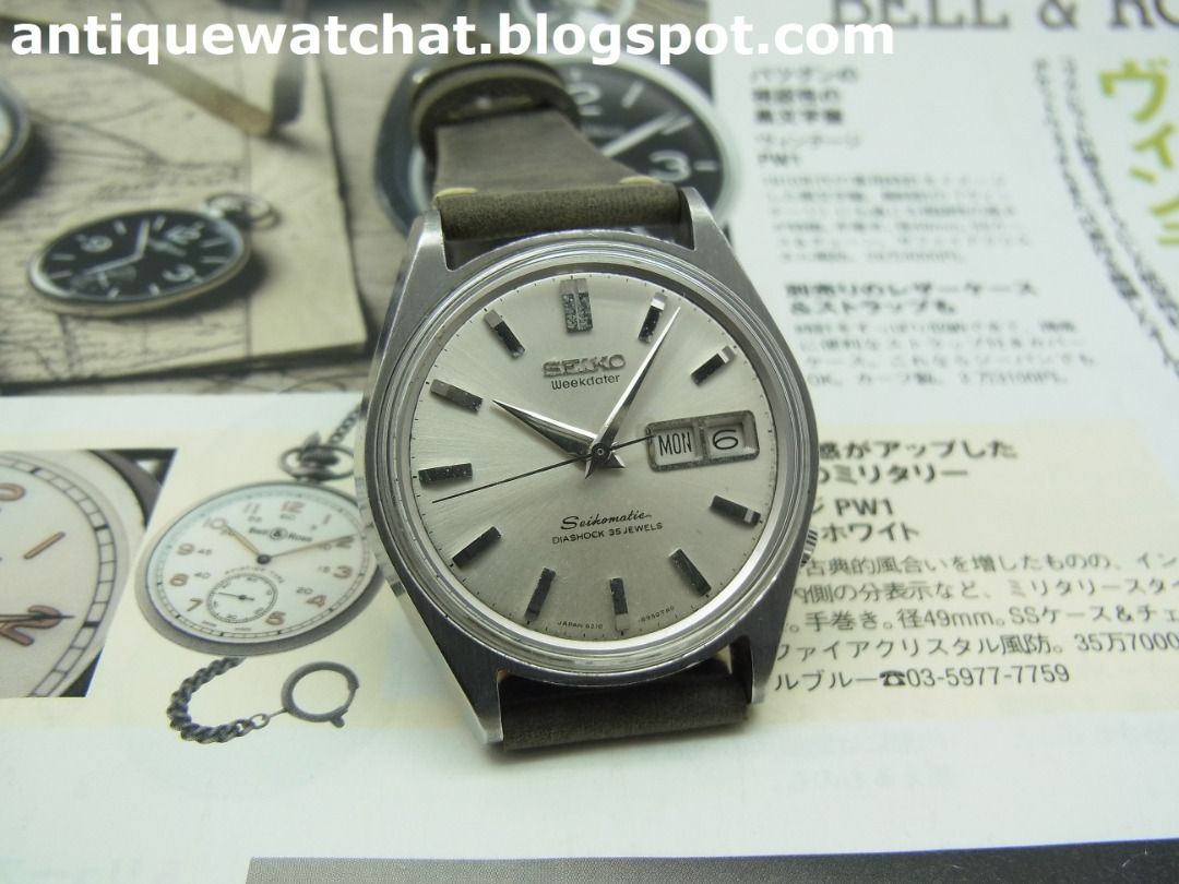 SEIKOMATIC DIASHOCK 35 JEWELS 6218 8950 1965 s