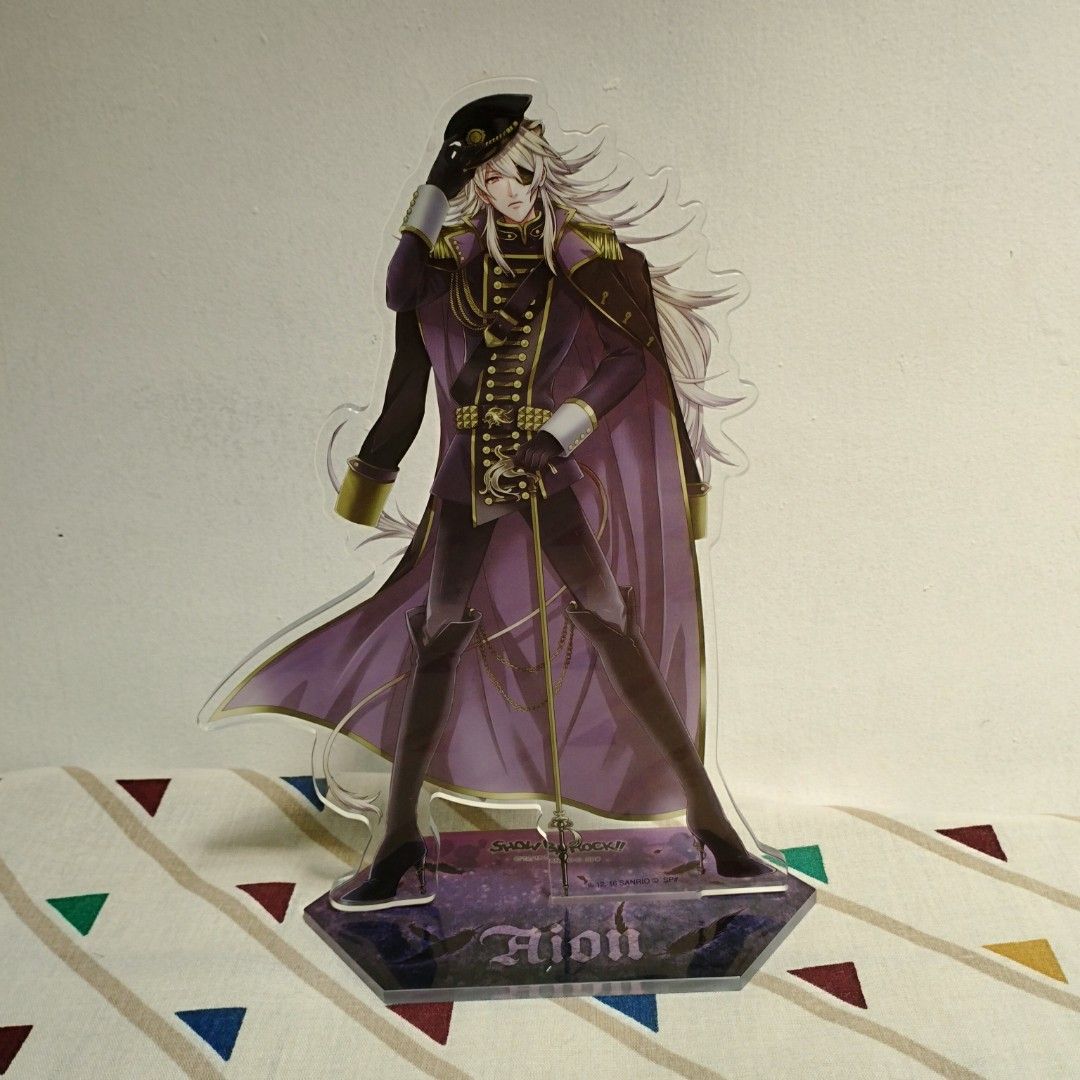 Show By Rock!! Aion Acrylic Standee (Category: Character Goods) located in Quezon City. Submitted by negoshople (Listing ID 1281261250, Image 1). Description: • Brand: ©'12,'16 SANRIO • Original from Japan • Comes with original plastic packaging • Only displayed inside CPU • RFS: Decluttering #2024decluttering.