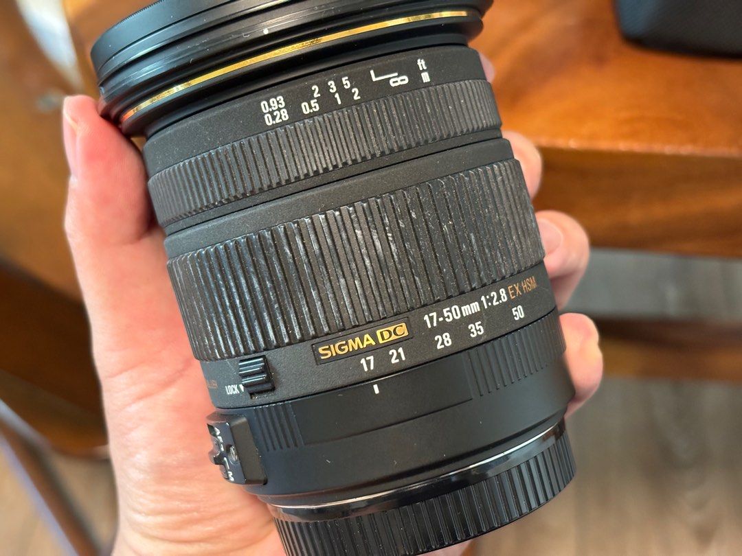 Sigma 17 50 F2.8 OS (for canon), 攝影器材, 鏡頭及裝備- Carousell